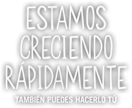 estamos creciendo rapidamente